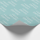 Happy Birthday Geschenkpapier (Ecke)