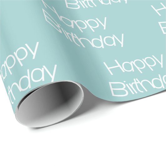 Happy Birthday Geschenkpapier (Rolleneckpunkt)