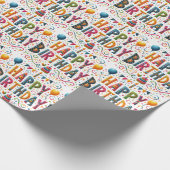 Happy Birthday Geschenkpapier (Ecke)