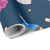 Happy Birthday Geschenkpapier (Rolleneckpunkt)