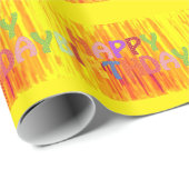 Happy Birthday Geschenkpapier (Rolleneckpunkt)