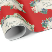 Happy Birthday Geschenkpapier (Rolleneckpunkt)