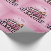 Happy Birthday Geschenkpapier (Ecke)