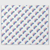 Happy Birthday Geschenkpapier (Flach)