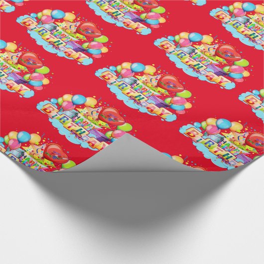 Happy Birthday Geschenkpapier (Ecke)