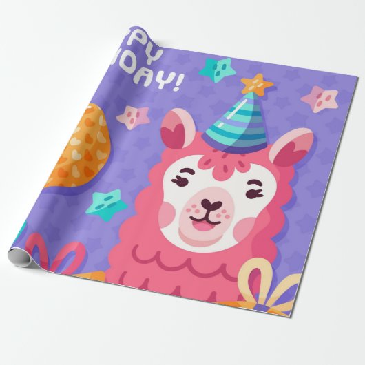 Happy Birthday Geschenkpapier (Ungerollt)