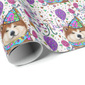 HAPPY BIRTHDAY GESCHENKPAPIER (Rolleneckpunkt)