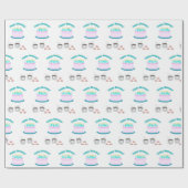 Happy Birthday Geschenkpapier (Flach)