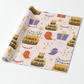 HAPPY BIRTHDAY GESCHENKPAPIER (Ungerollt)