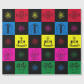 Happy Birthday Geschenkpapier (Flach)