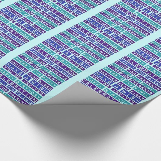 Happy Birthday Geschenkpapier (Ecke)