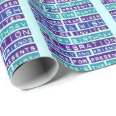 Happy Birthday Geschenkpapier (Rolleneckpunkt)