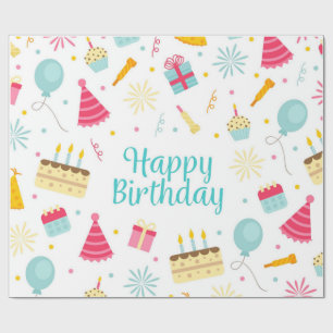 Happy Birthday Geschenkpapier