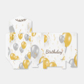 Happy Birthday Geschenkschachtel (Ungefaltet)