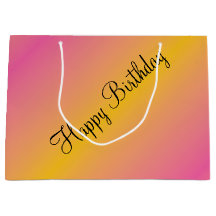 Happy Birthday Geschenktasche