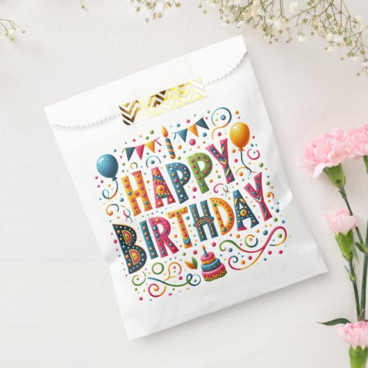 Happy Birthday Geschenktütchen (Versiegelt)