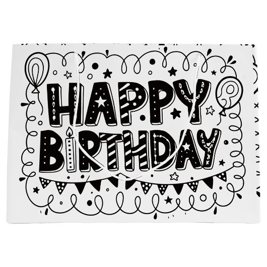 Happy Birthday Geschenktüte