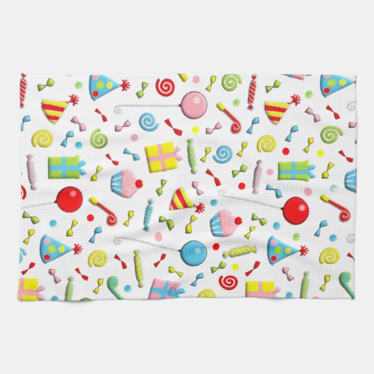 Happy Birthday Geschirrtuch (Horizontal)