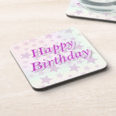 Happy Birthday!! Getränkeuntersetzer (Linke Seite)