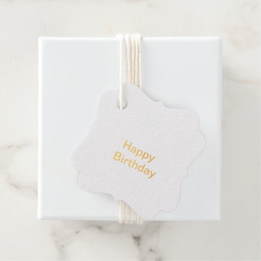 Happy Birthday Gift Tag (Mit Box)