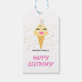 Happy Birthday GIFT TAG Creamy Dreamies Geschenkanhänger (Vorderseite)