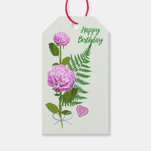 Happy Birthday Gift Tag: Geschenkanhänger