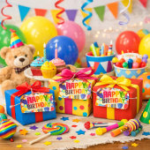 Happy Birthday Gift Tag  Geschenkanhänger