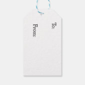 Happy Birthday Gift Tag Geschenkanhänger (Rückseite)