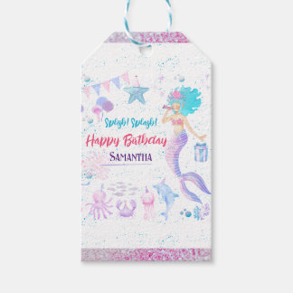 Happy Birthday Gift Tag Geschenkanhänger