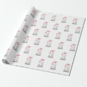 Happy Birthday Gift Wrapping Paper Elephant Geschenkpapier (Ungerollt)