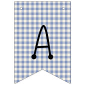 Happy Birthday Gingham Rainbow Bunting Flags Wimpelkette (Zweite Fahne)