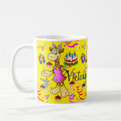 Happy Birthday Giraffe Yellow Tasse (Links)