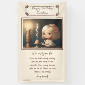 Happy Birthday Girl 01 Banner (Vertikal)