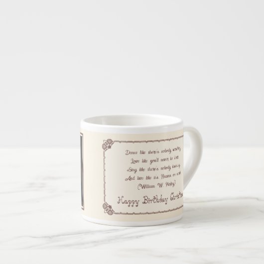 Happy Birthday Girl 01 Espressotasse (Vorderseite Rechts)