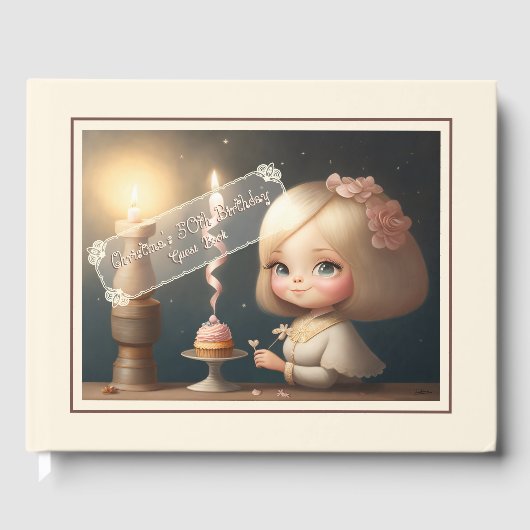 Happy Birthday Girl 01 Gästebuch (Vorderseite)