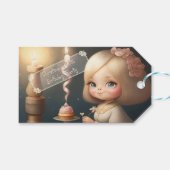 Happy Birthday Girl 01 Geschenkanhänger (Vorderseite (Horizontal))