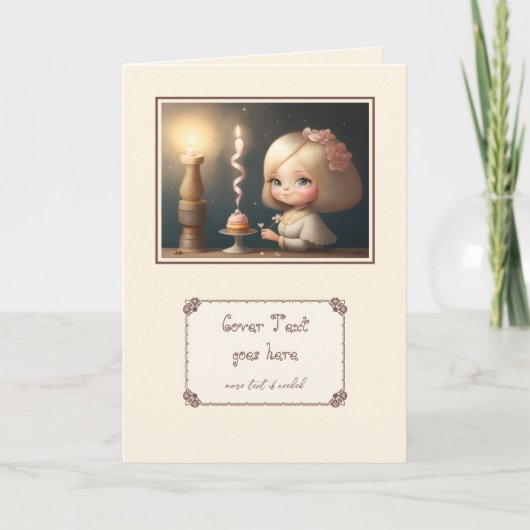 Happy Birthday Girl 01 Karte (Vorderseite)