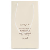 Happy Birthday Girl 01 Kleine Geschenktüte (Rückseite)