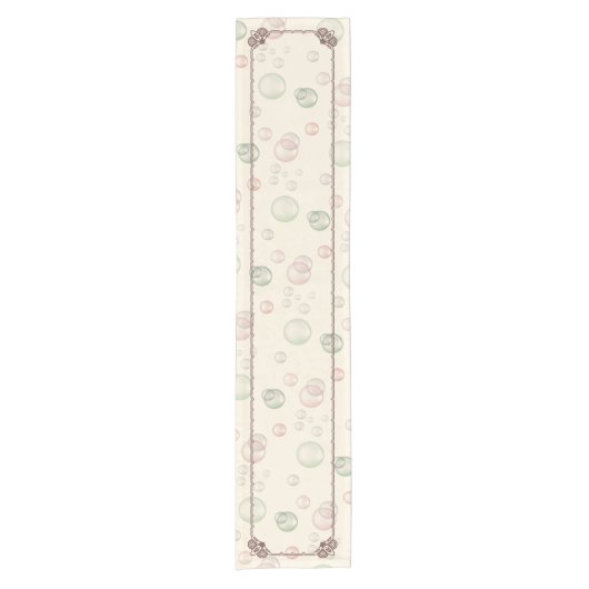 Happy Birthday Girl 01 Kurzer Tischläufer (Vorderseite)