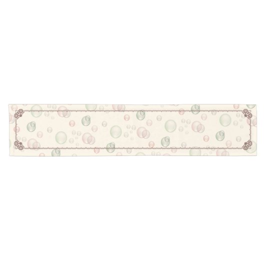 Happy Birthday Girl 01 Kurzer Tischläufer (Horizontal)