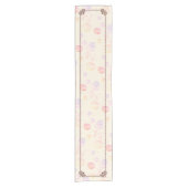 Happy Birthday Girl 01 Kurzer Tischläufer (Vorderseite)