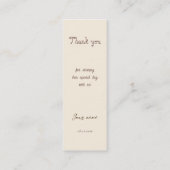 Happy Birthday Girl 01 Mini Visitenkarte (Rückseite)