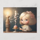 Happy Birthday Girl 01 Postkarte (Vorderseite)