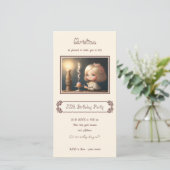 Happy Birthday Girl 01 Save The Date (Stehend Vorderseite)