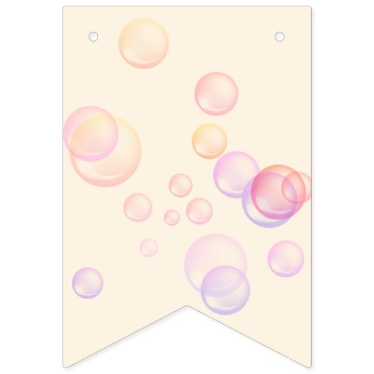 Happy Birthday Girl 01 Wimpelkette (Erste Fahne)