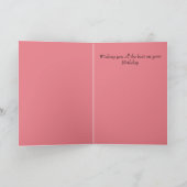 Happy Birthday - Girl Karte (Innenseite)