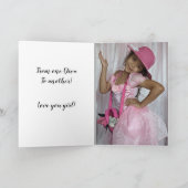 HAPPY BIRTHDAY GIRLFRIEND-Karte Karte (Innenseite)