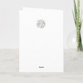 Happy Birthday Girlfriend Pink Cosmos Wildblumen Karte (Rückseite)