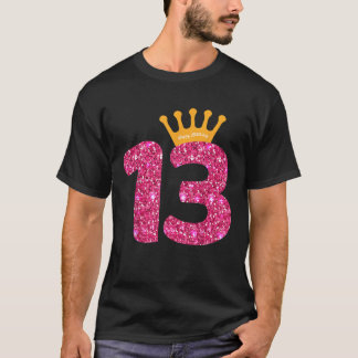 Happy Birthday Girls 13. Party 13 Jahre alter Tag T-Shirt