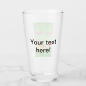 Happy Birthday Glas (Rückseite)
